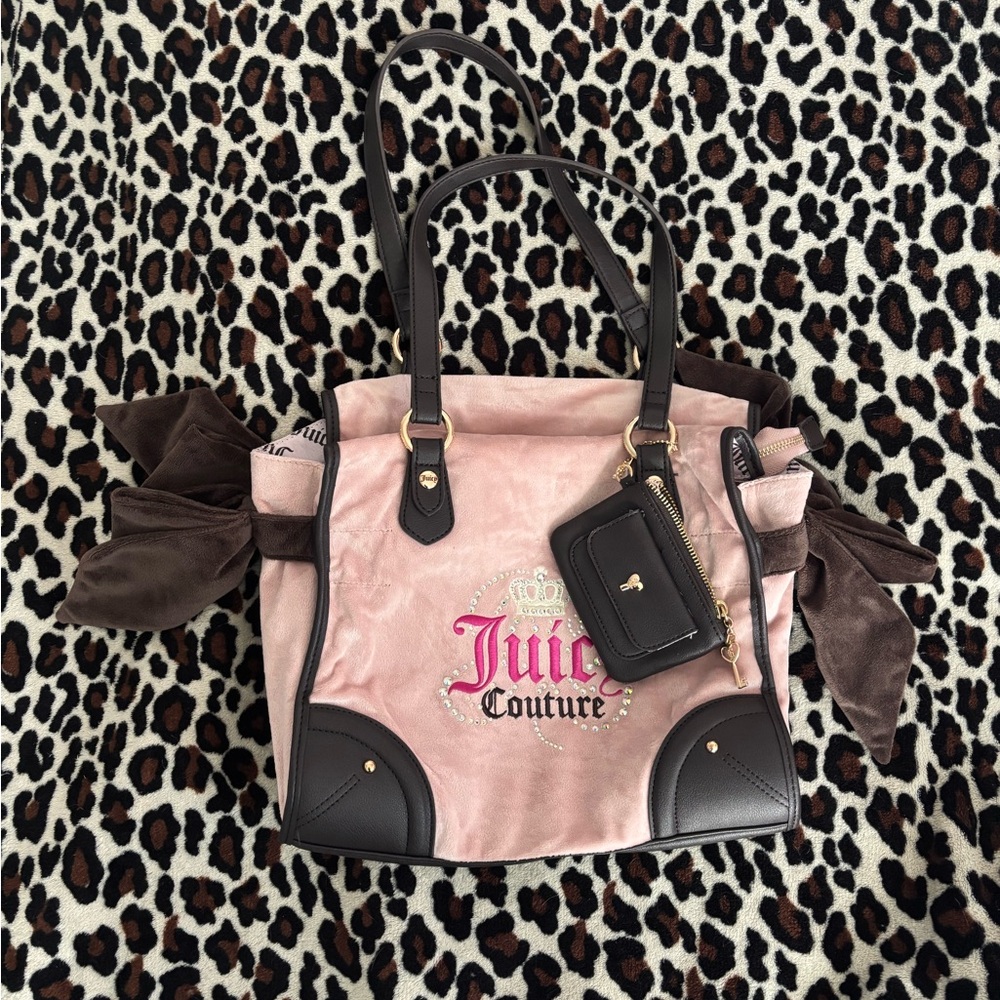 Juicy Couture Pink and Black Daydreamer Bag
